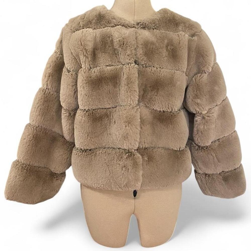 French Kiss faux fur coat in size M
